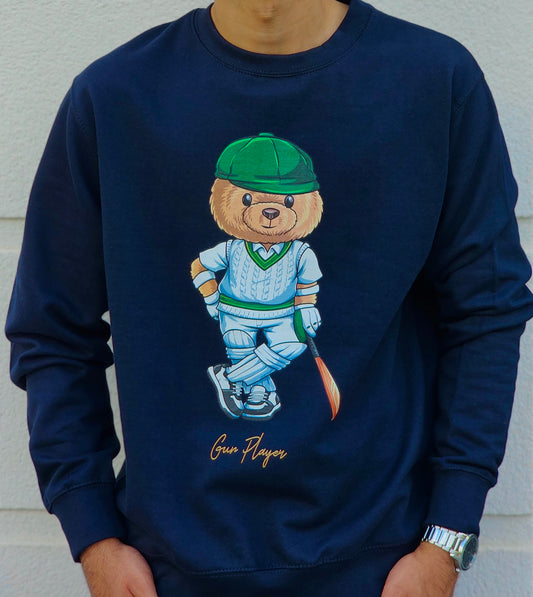 OG Cricket Teddy Bear Sweatshirt Green/Navy
