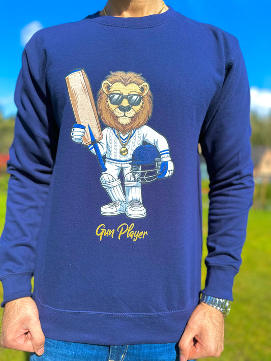 The Cricket Lion Sweatshirt Navy